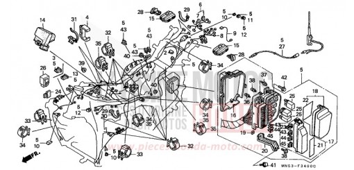 FAISCEAU DES FILS GL1500AN de 1992